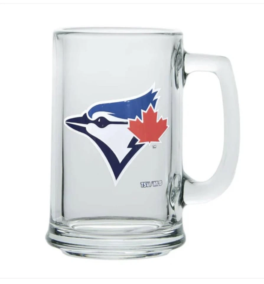 Toronto Blue Jays 15oz Glass Beer Stein