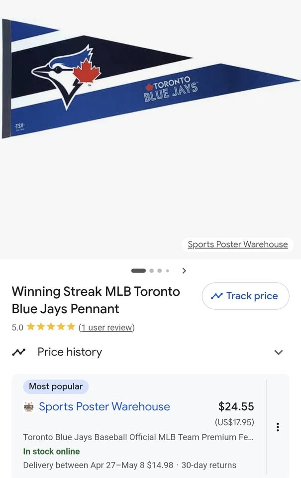 [NEW] TORONTO BLUE JAYS Gift Bundle ($170 Value, Authentic MLB M - photo 4