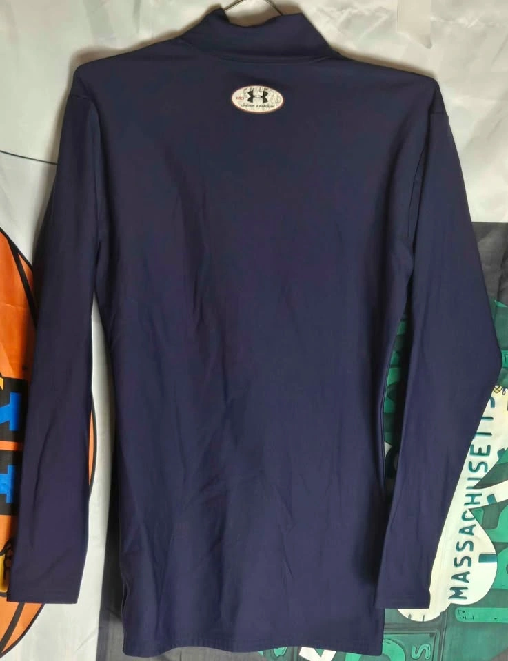 Men's Under Armour blue mock long sleeve shirt. Medium. $20 - photo 2