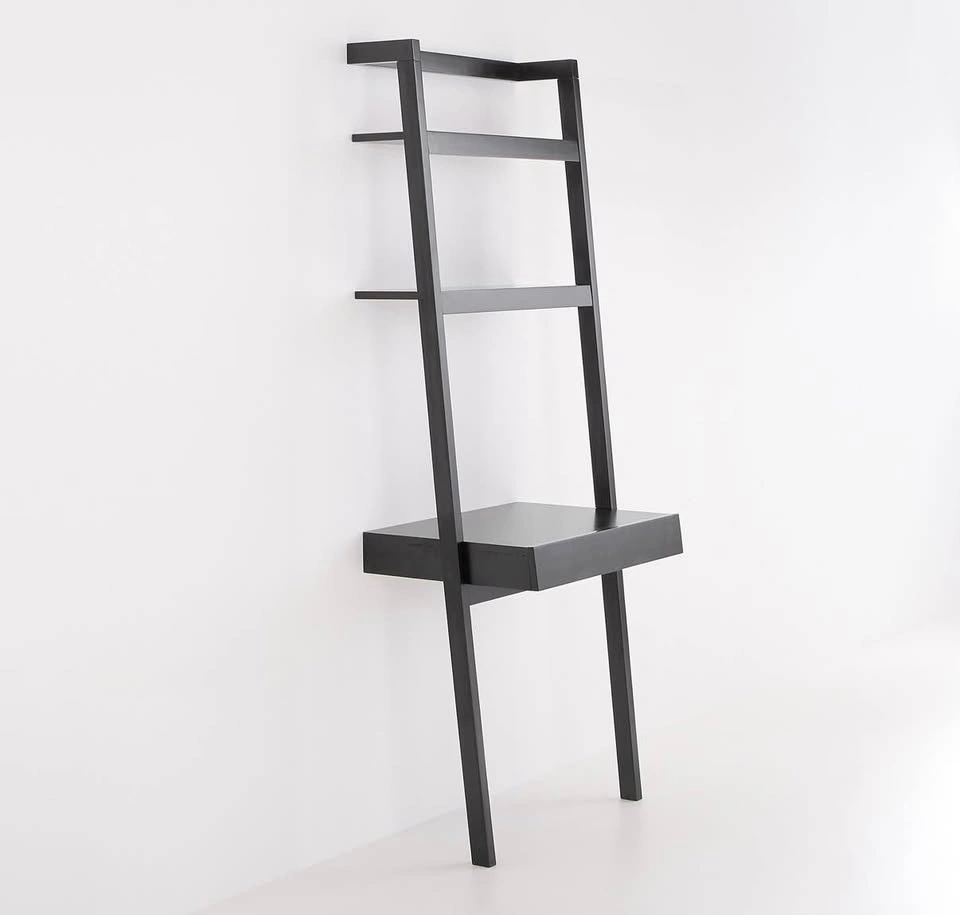 Crate & Barrel Sawyer Black Leaning Ladder Desk - photo 2
