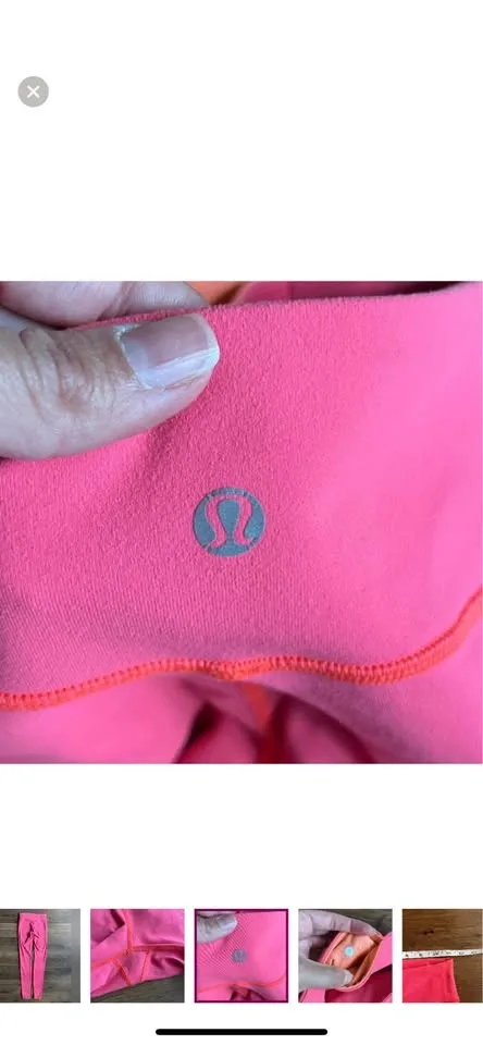 💖 Lululemon Neon Hot Pink Yoga Leggings – Size 2 💖 - photo 5
