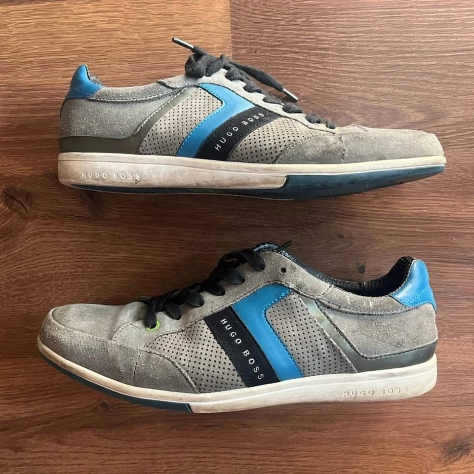 Hugo Boss El Dourado Suede Sneakers 🖤👟 | Men’s Size 42 - photo 3