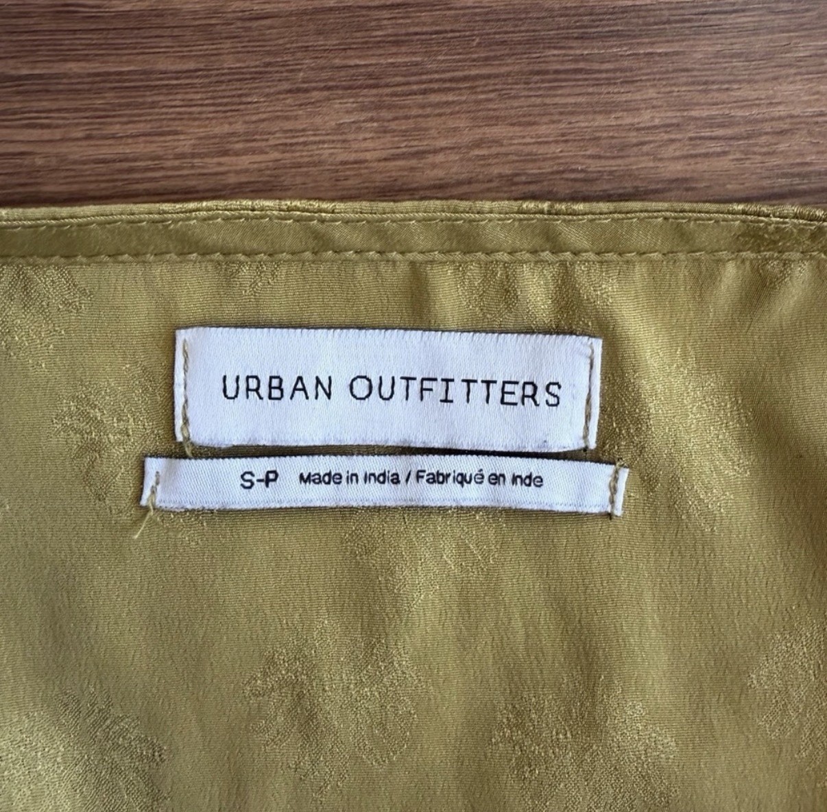 Urban Outfitters Webster Jacquard Flutter Crop Top | Size S - photo 4