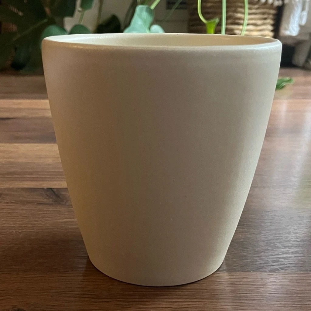 NWT Artevasi Beige Ceramic Planter / Pot / Vase - photo 2