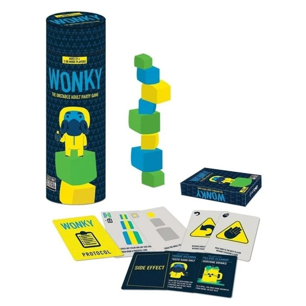 NWT USAopoly Wonky: The Unstable Adult Party Game - photo 2