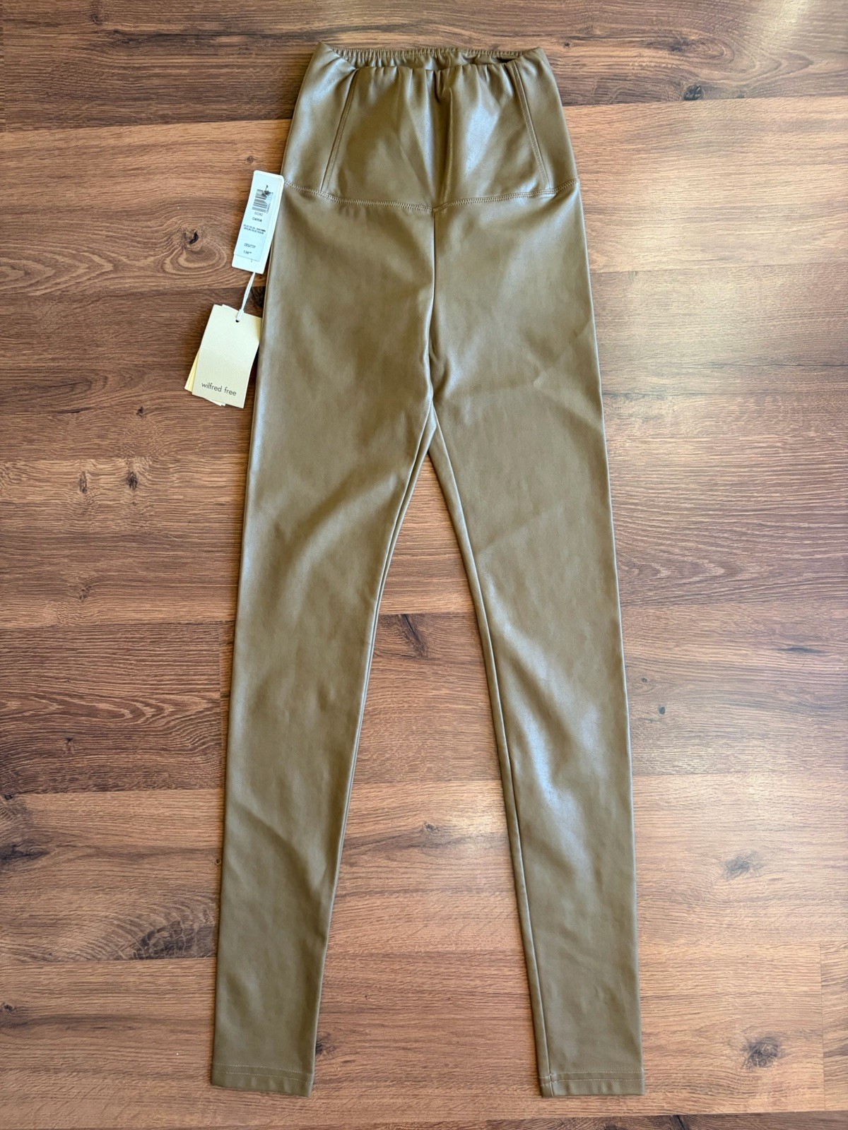 NWT Wilfred Free Daria Faux Leather Pants | Size 2XS - photo 2