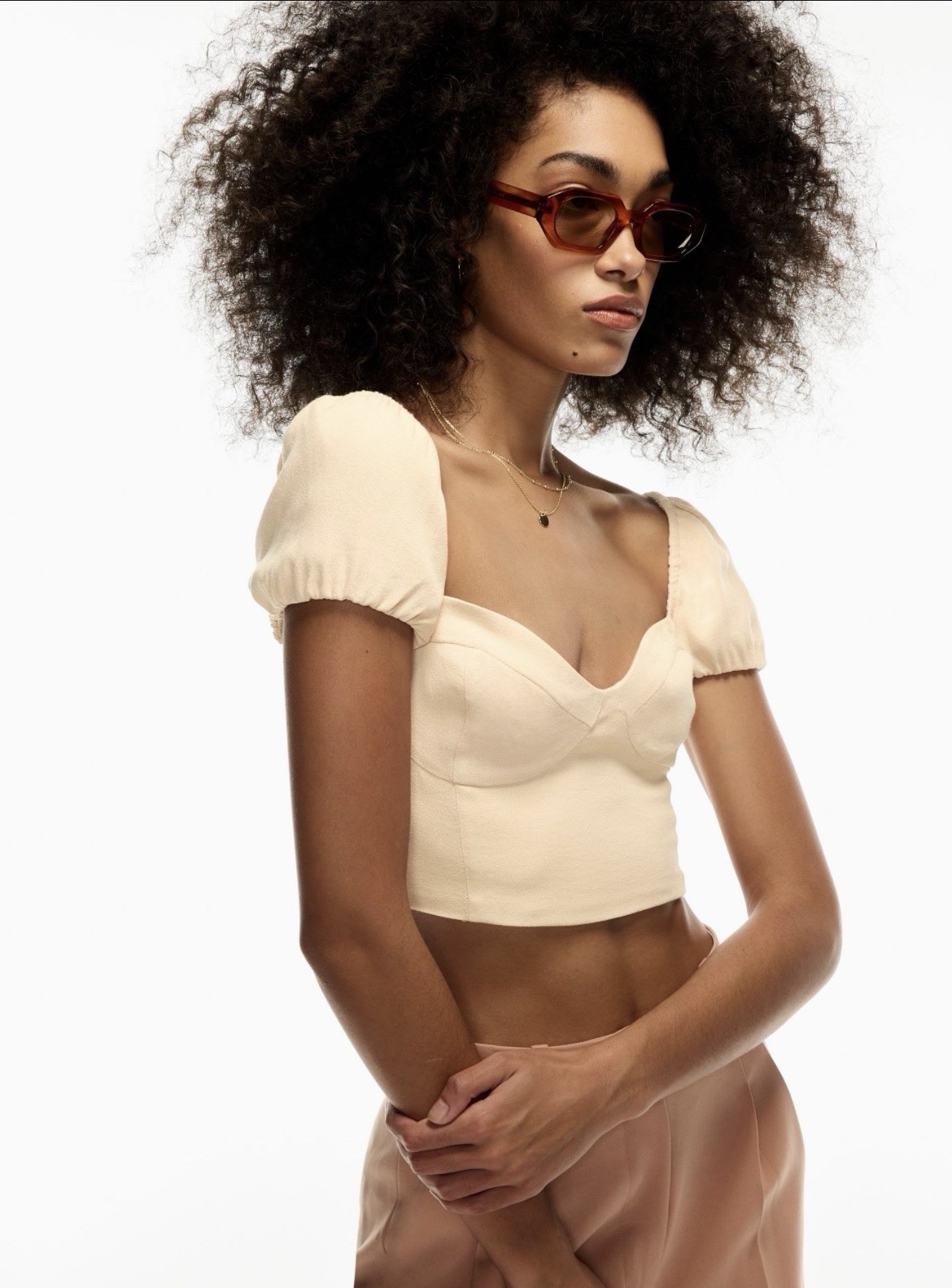 Aritzia Wilfred Novella Blouse - XS - Cream