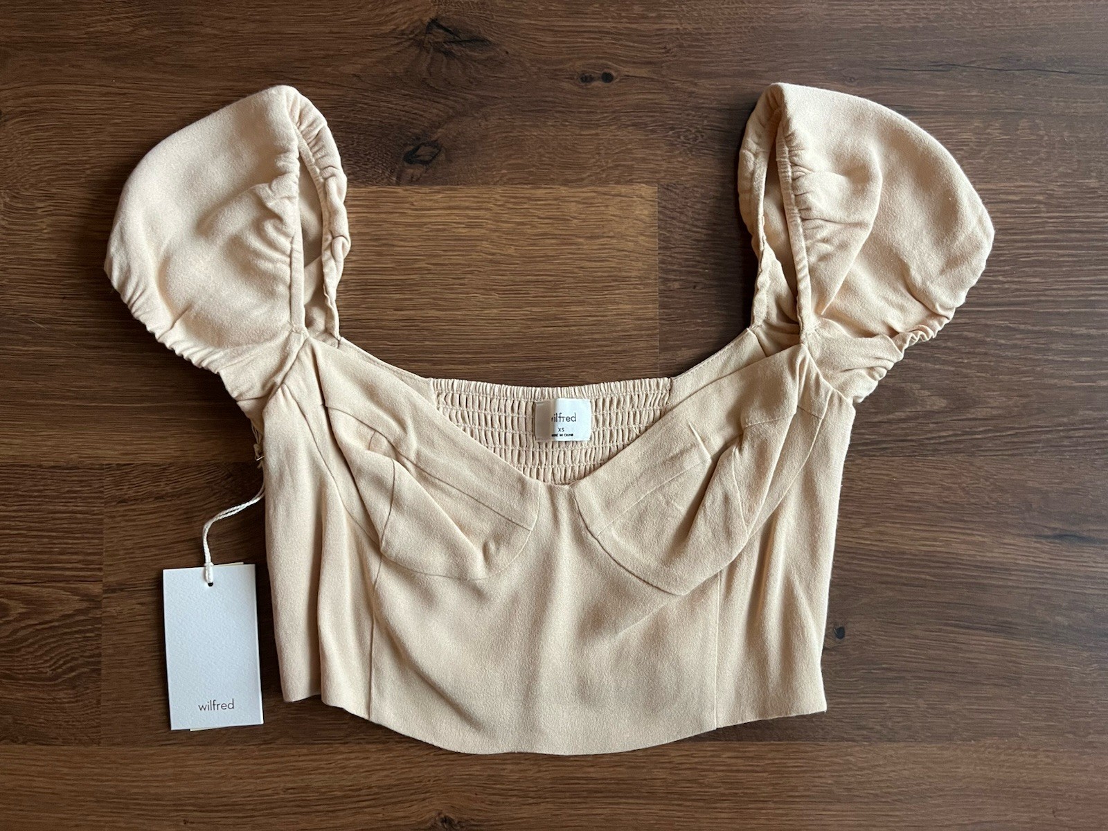 Aritzia Wilfred Novella Blouse - XS - Cream - photo 2