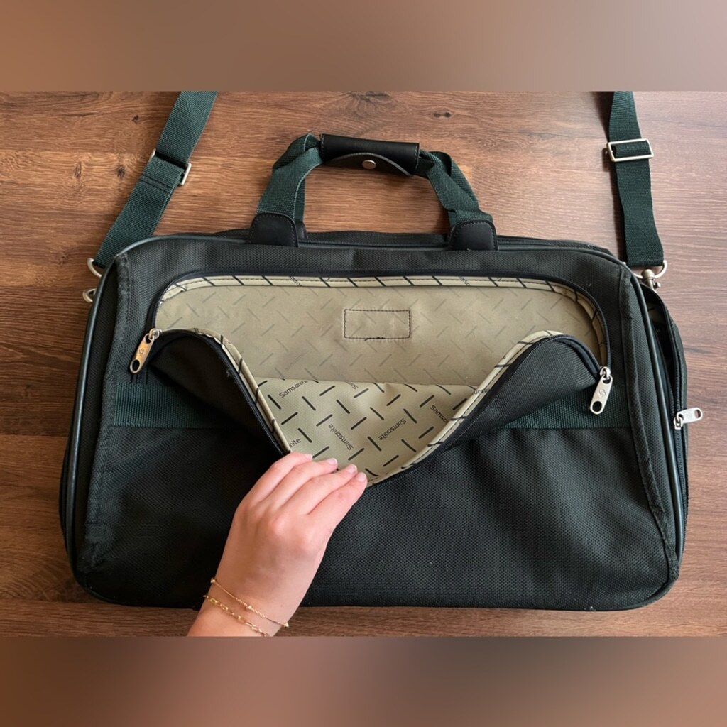 Vintage Samsonite 5 Pocket Carry On Overnight Shoulder Bag - photo 4