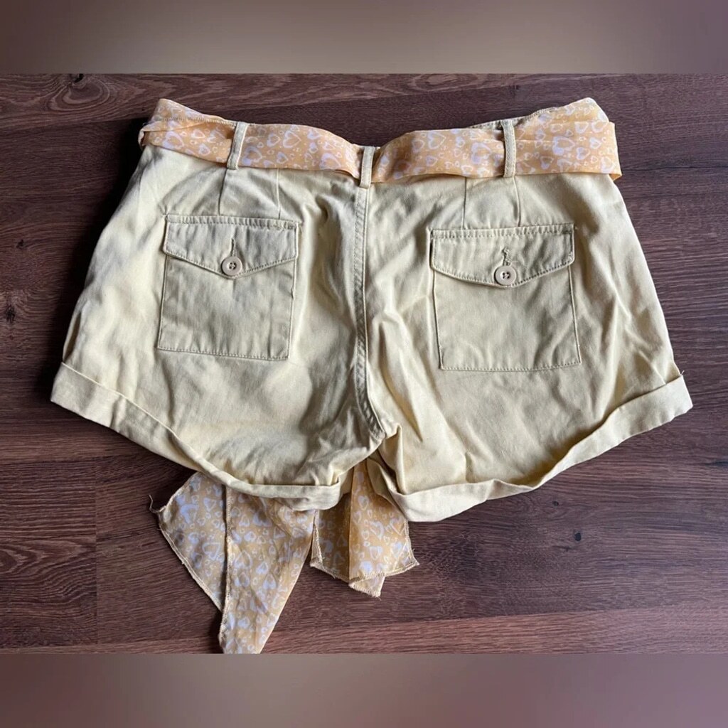 Vintage Stradivarius Yellow Shorts - photo 2