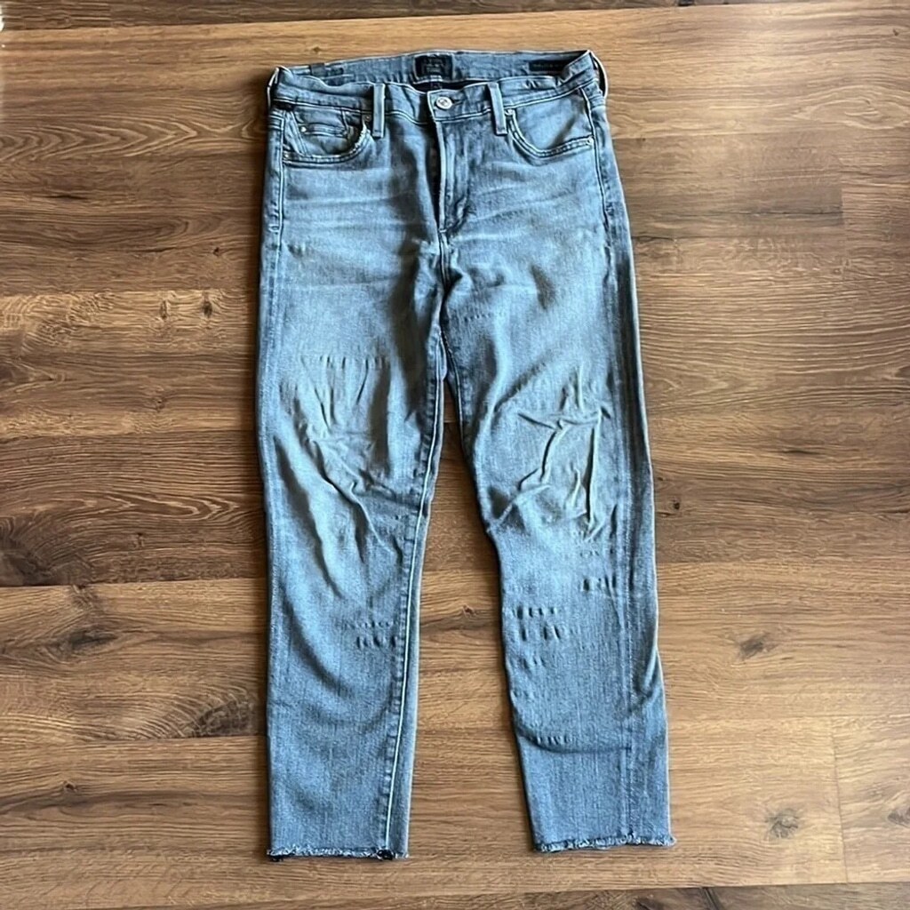 Citizens of Humanity Black Rocket Crop Midrise Skinny Jeans - photo 2
