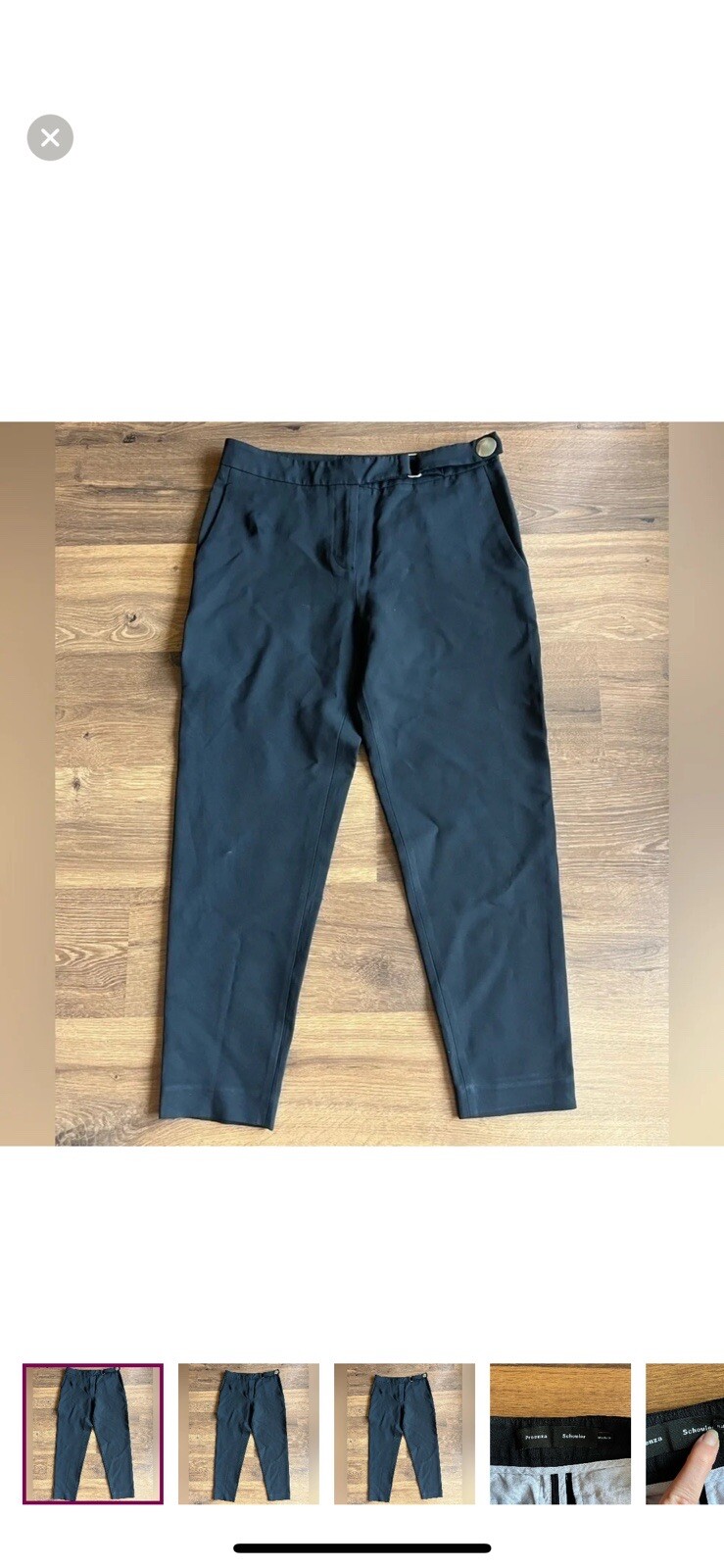 Proenza Schouler Black Dress Pants - Size 4 - photo 2