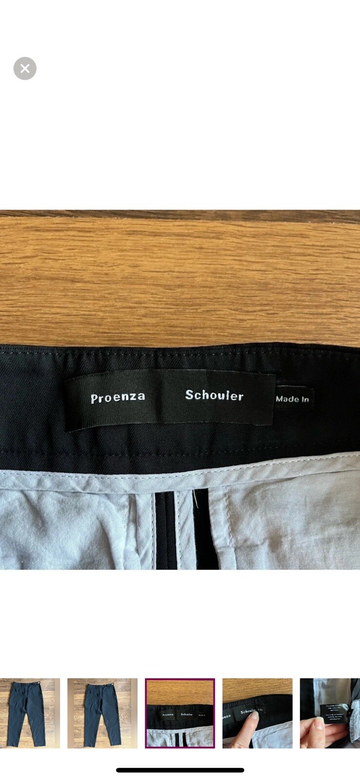 Proenza Schouler Black Dress Pants - Size 4 - photo 4