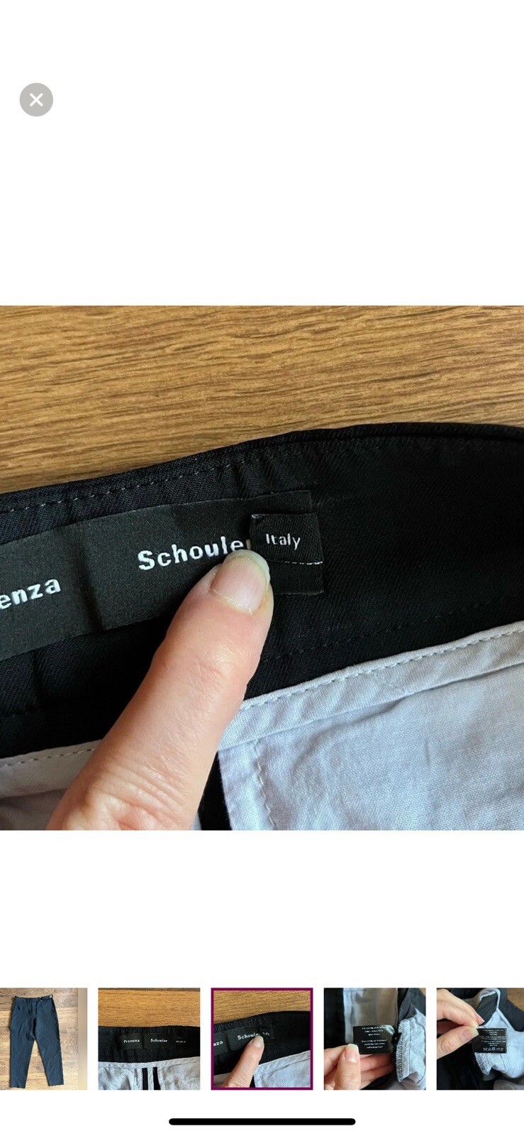 Proenza Schouler Black Dress Pants - Size 4 - photo 5