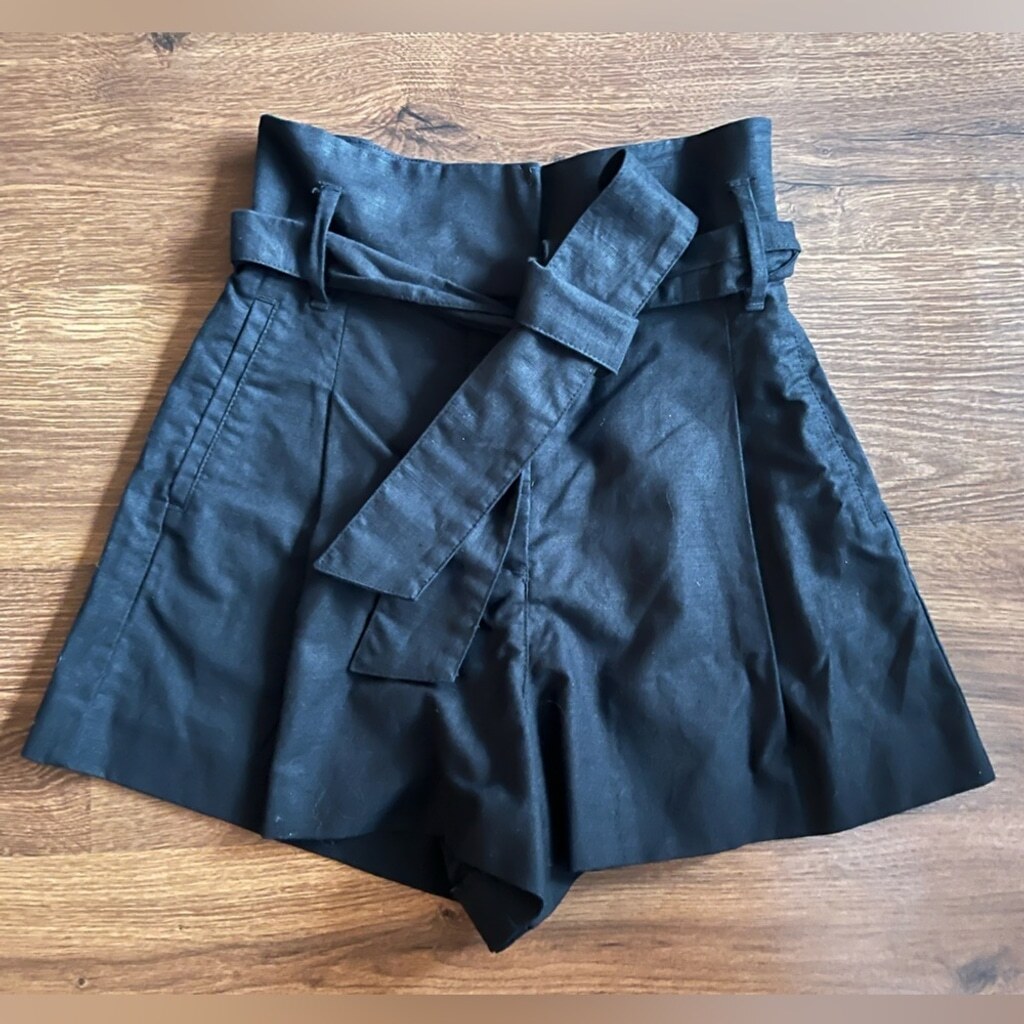 High Waisted Belted Dressy Shorts - photo 2