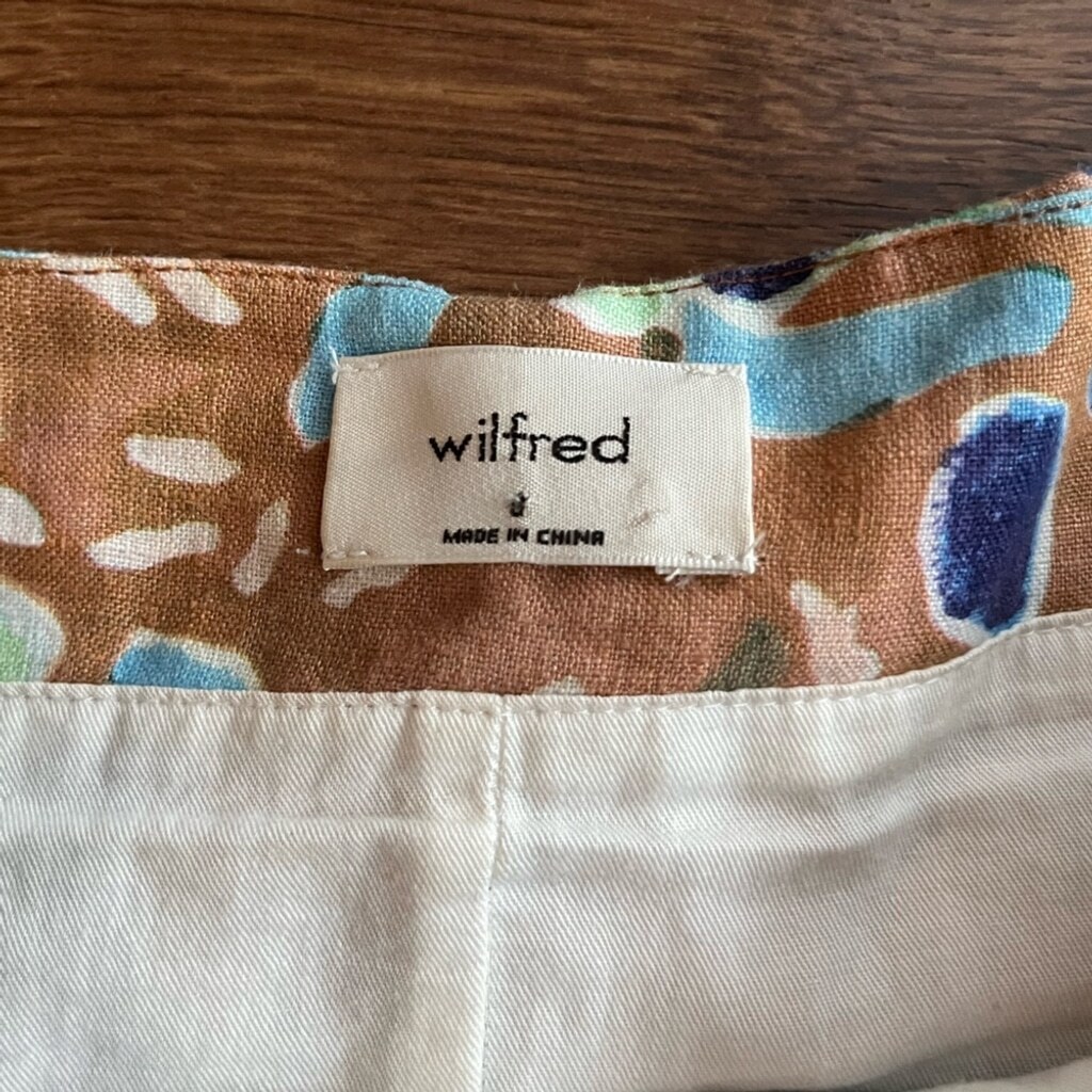 Brown Floral Print Linen Camisole Tube Top - Aritzia Size 0 - photo 3