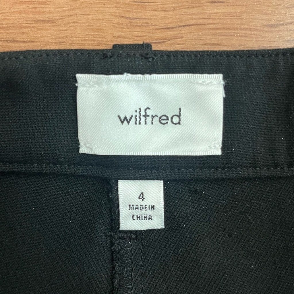 NWOT Wilfred Black Trouser Pants - photo 3