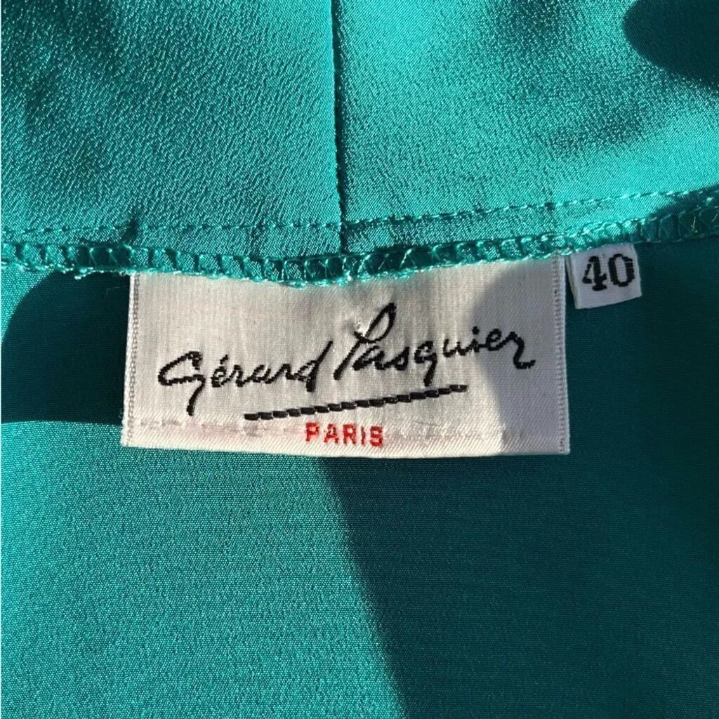 Vintage French Blouse w/ Scalloped Collar - photo 2