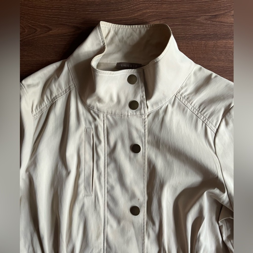 LILLA P Beige Lightweight Spring/Summer Jacket - Size L - photo 4