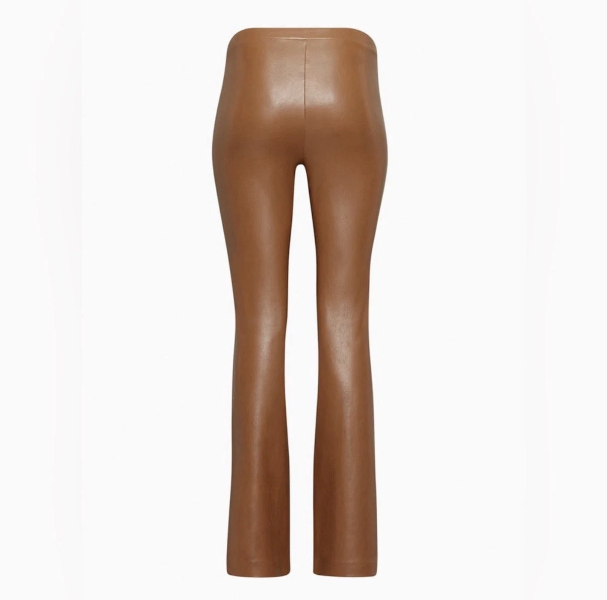 Aritzia Wilfred Free Flora Vegan Leather Bootcut Pants | Size S - photo 2