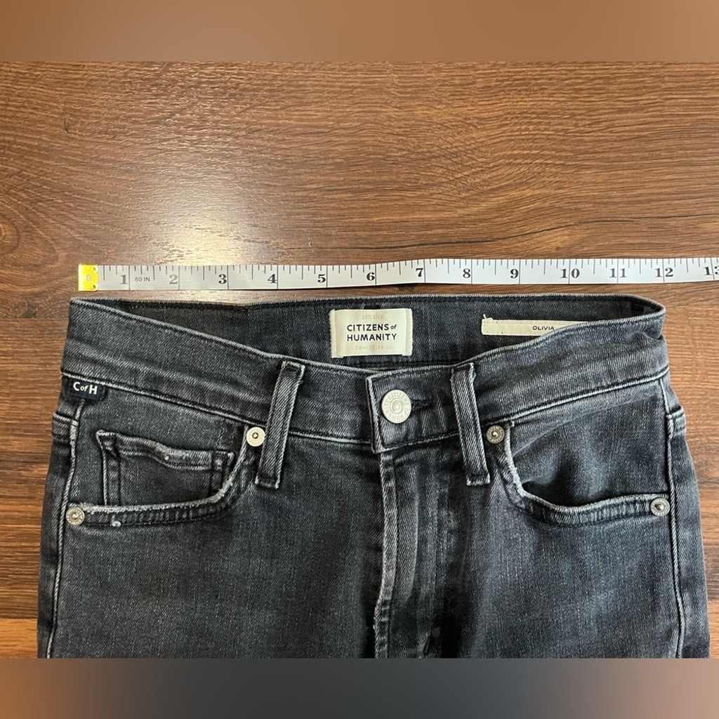 Citizens of Humanity Olivia High Rise Slim Ankle Jeans - Size 23 - photo 3
