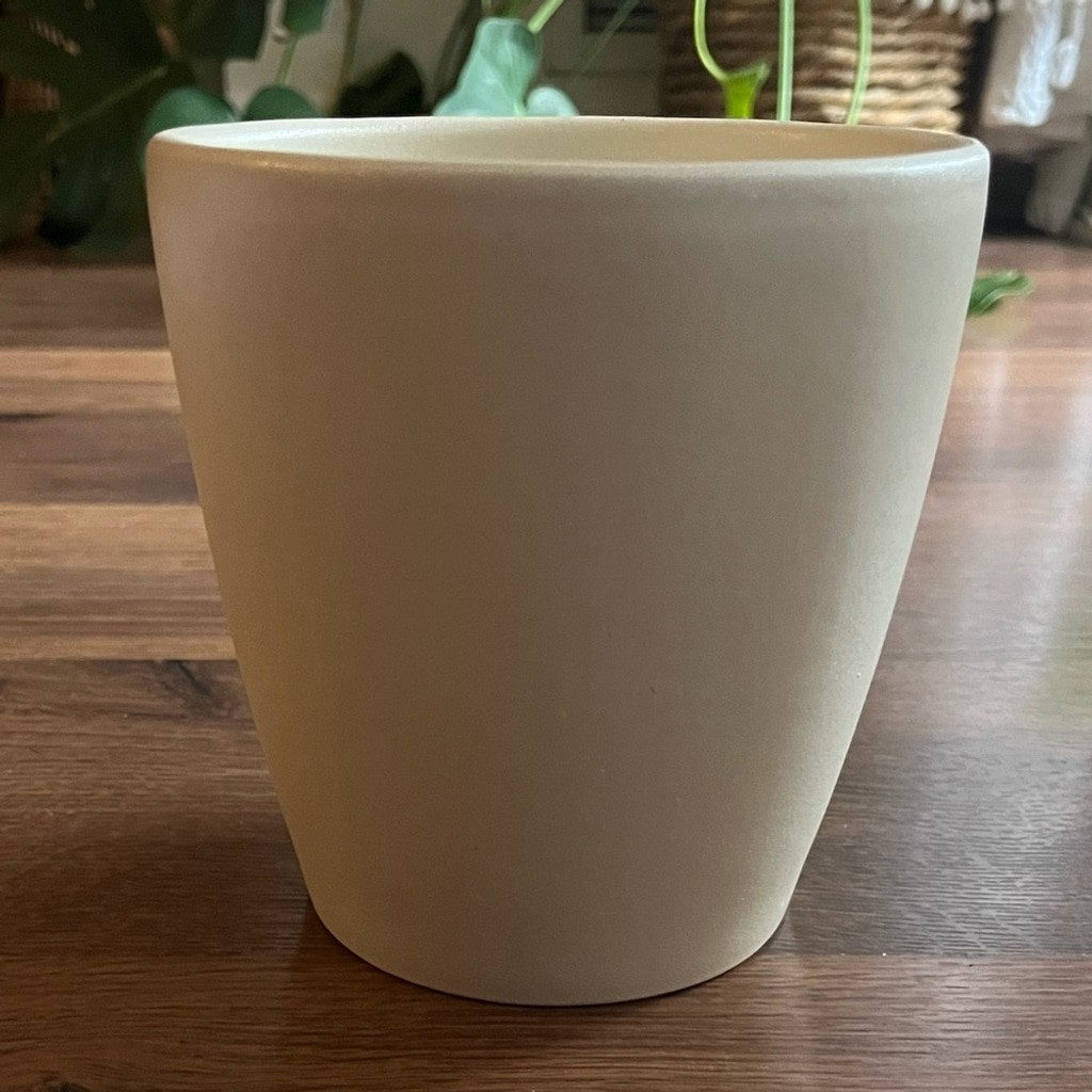 NWT Artevasi Beige Ceramic Planter / Pot / Vase - photo 2