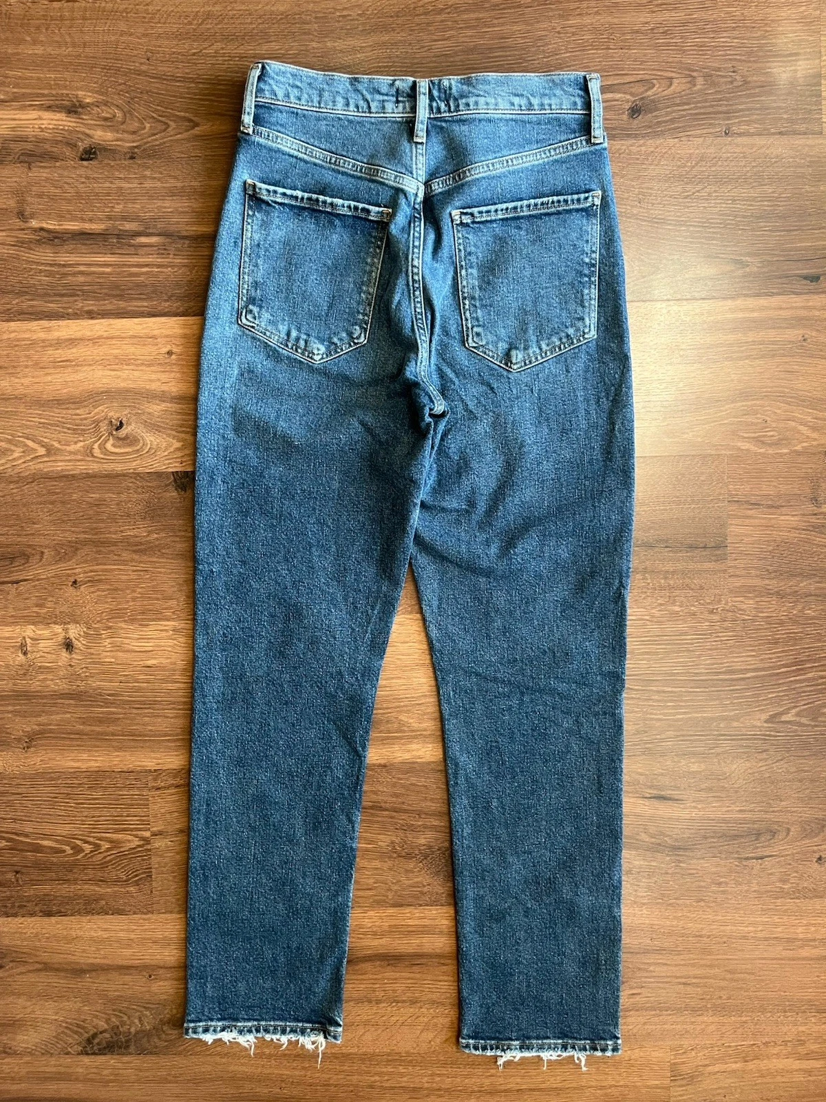 AGOLDE Riley Long High Rise Button Fly Jeans - photo 5