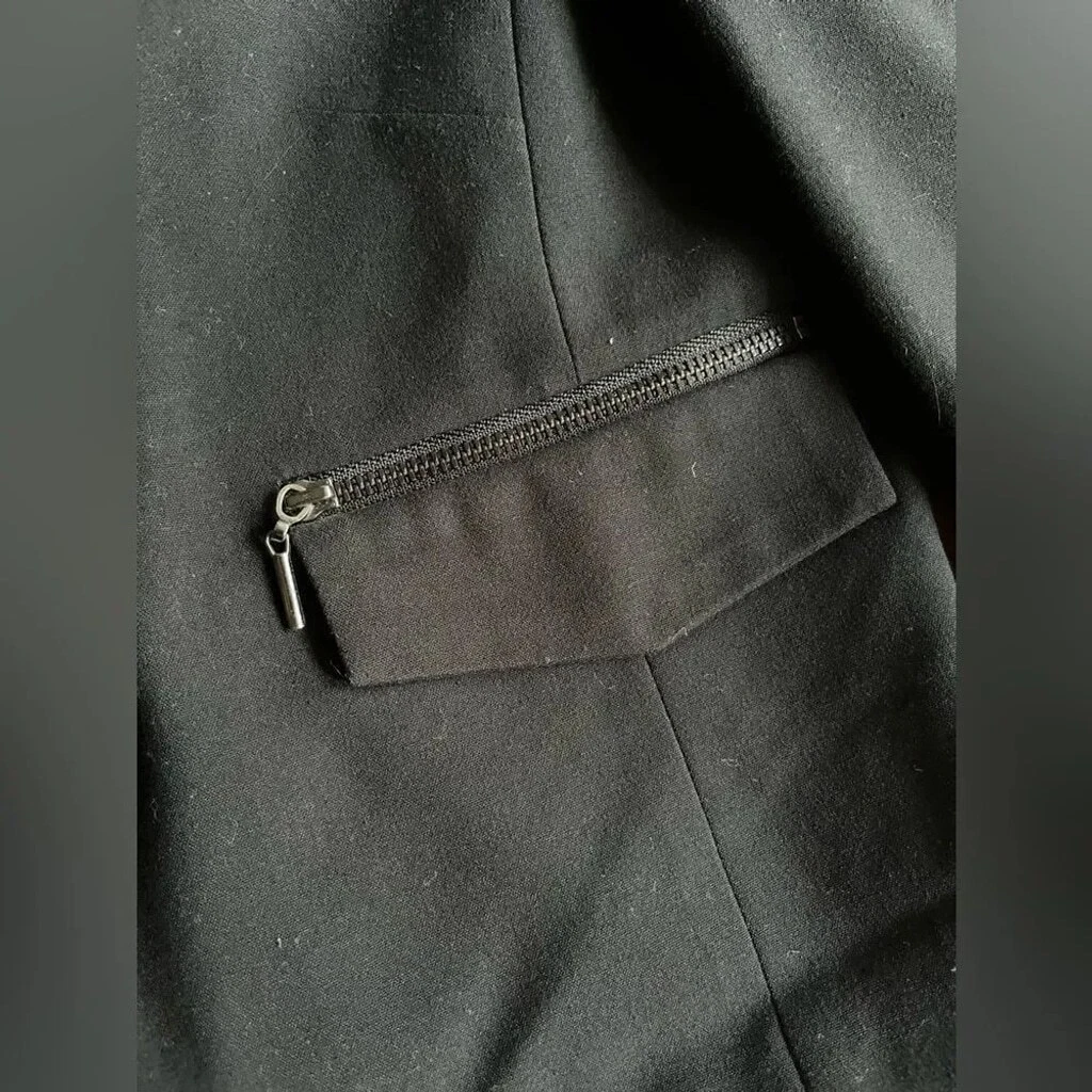 Jones New York Cropped Black Blazer - 3/4 Sleeve | Office Chic - photo 2