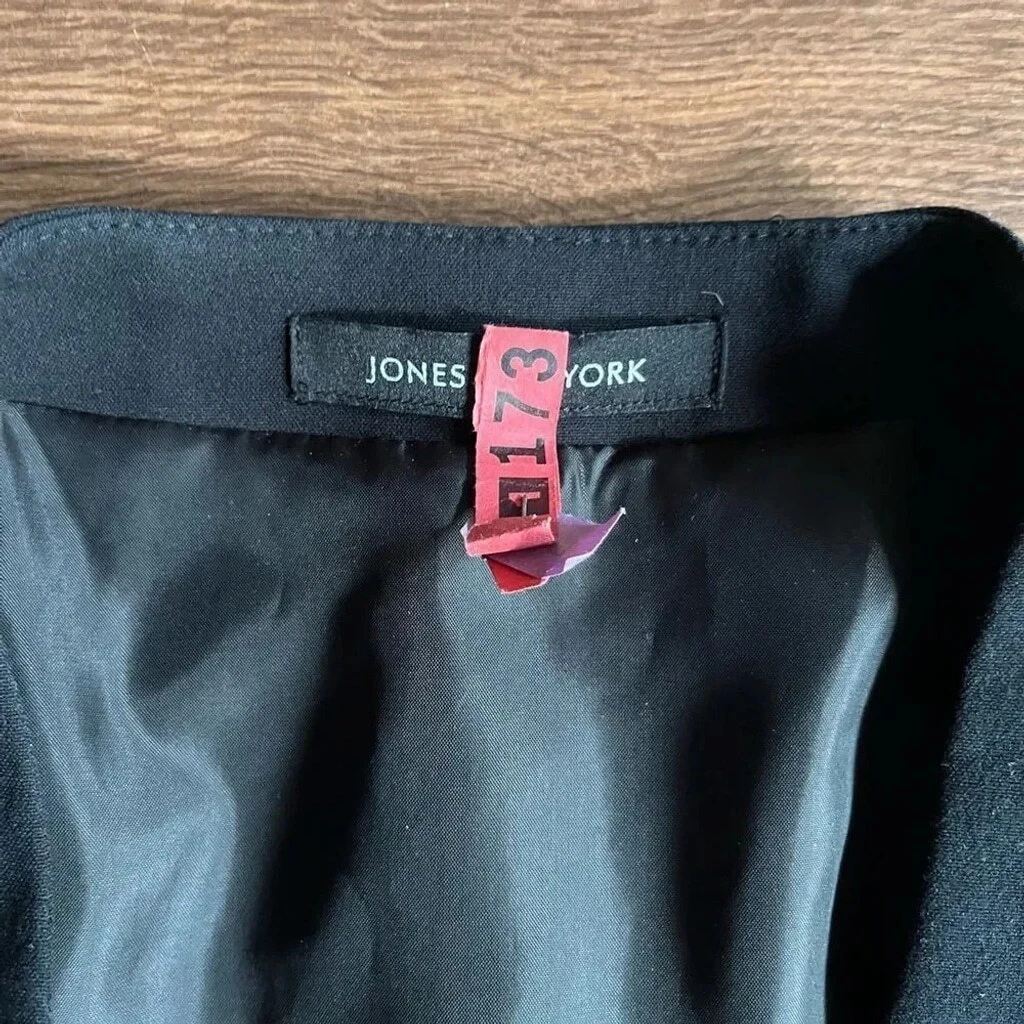 Jones New York Cropped Black Blazer - 3/4 Sleeve | Office Chic - photo 5