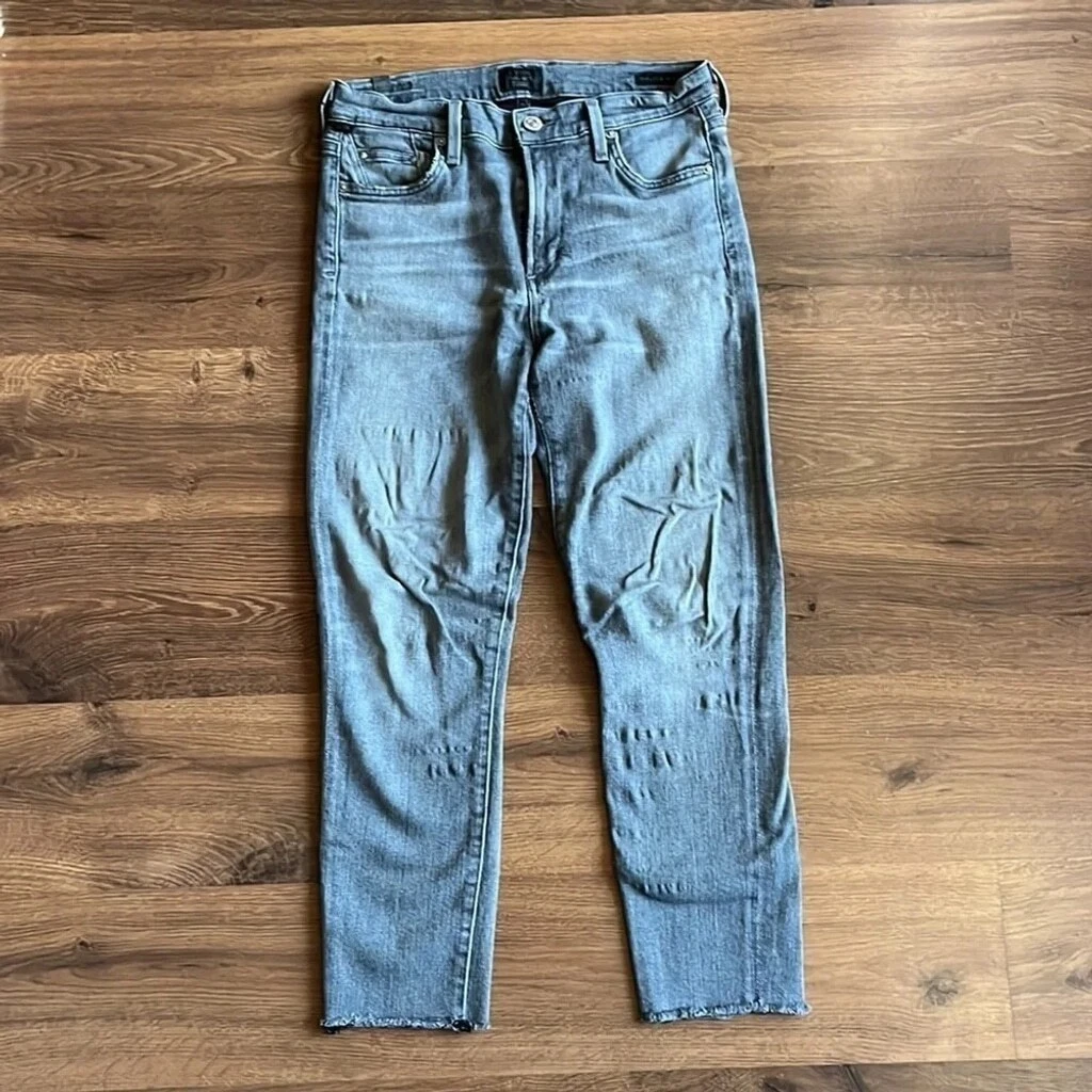 Citizens of Humanity Black Rocket Crop Midrise Skinny Jeans - photo 2