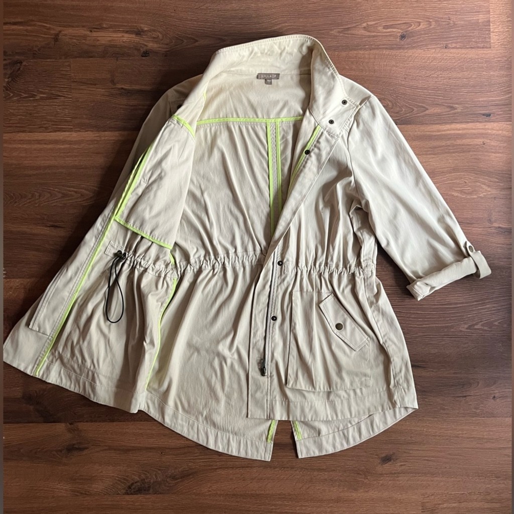 LILLA P Beige Lightweight Spring/Summer Jacket - Size L - photo 2