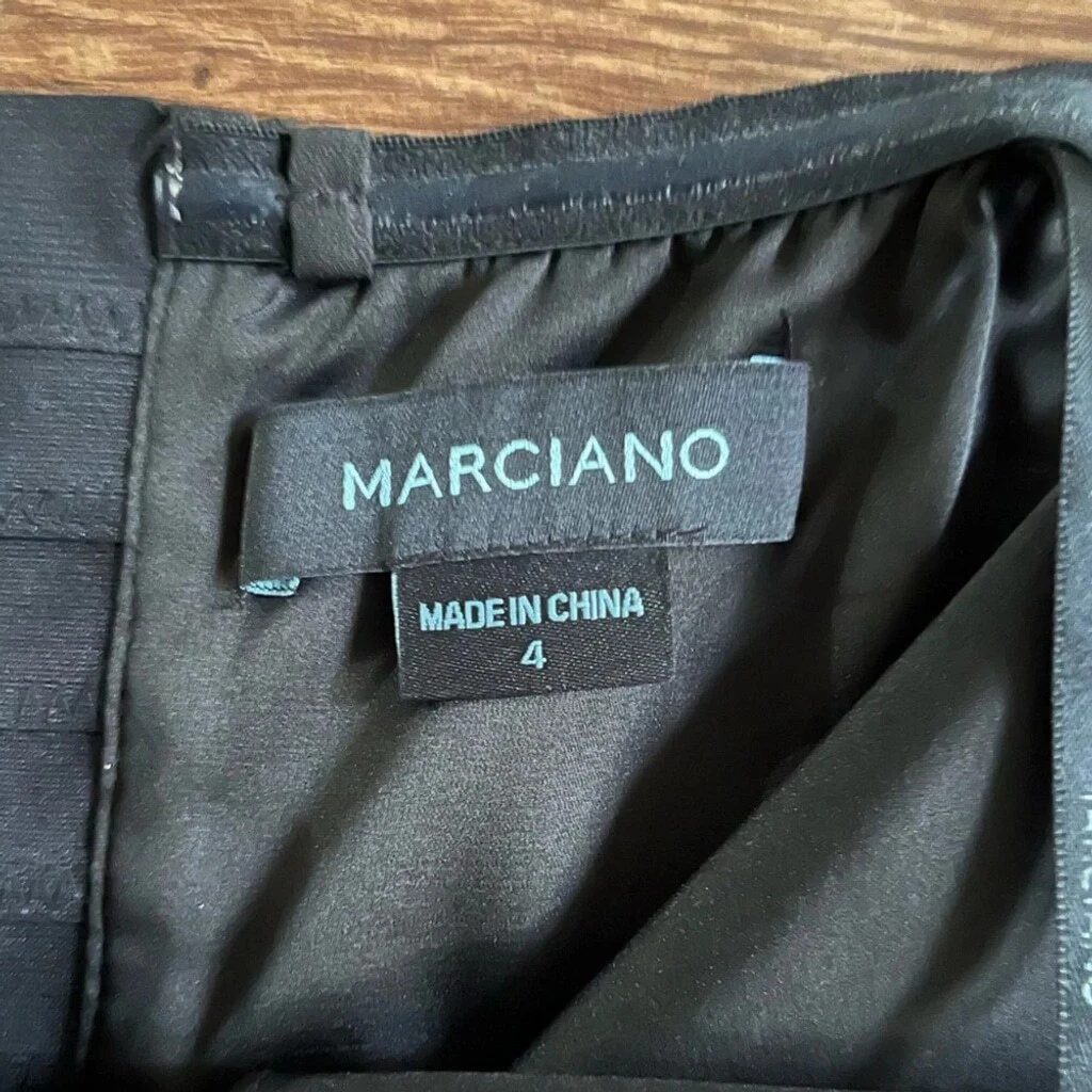 Marciano Little Black Strapless Dress w/cutout - photo 3