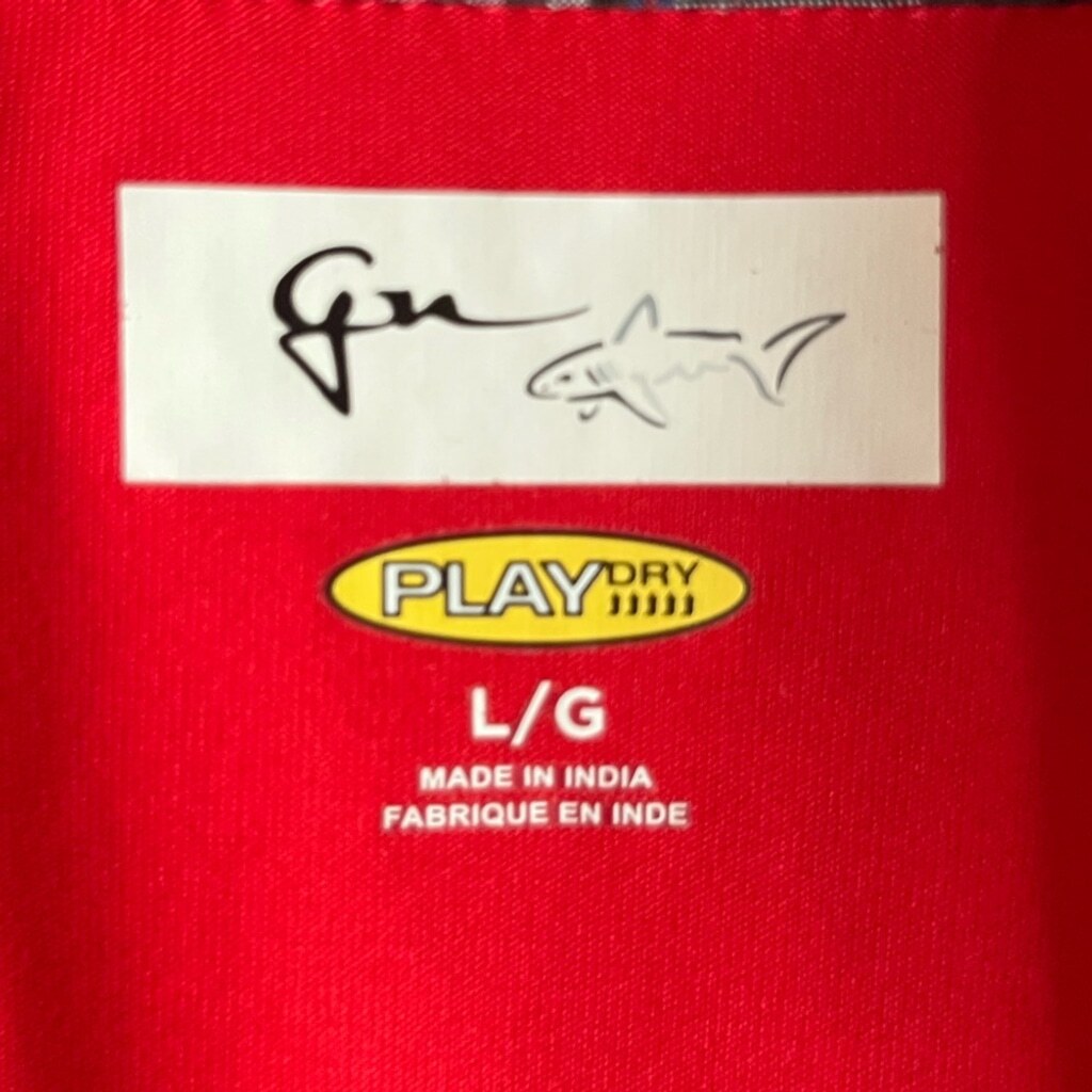 Greg Norman Shark Golf Polo - Women's L - Red - photo 3