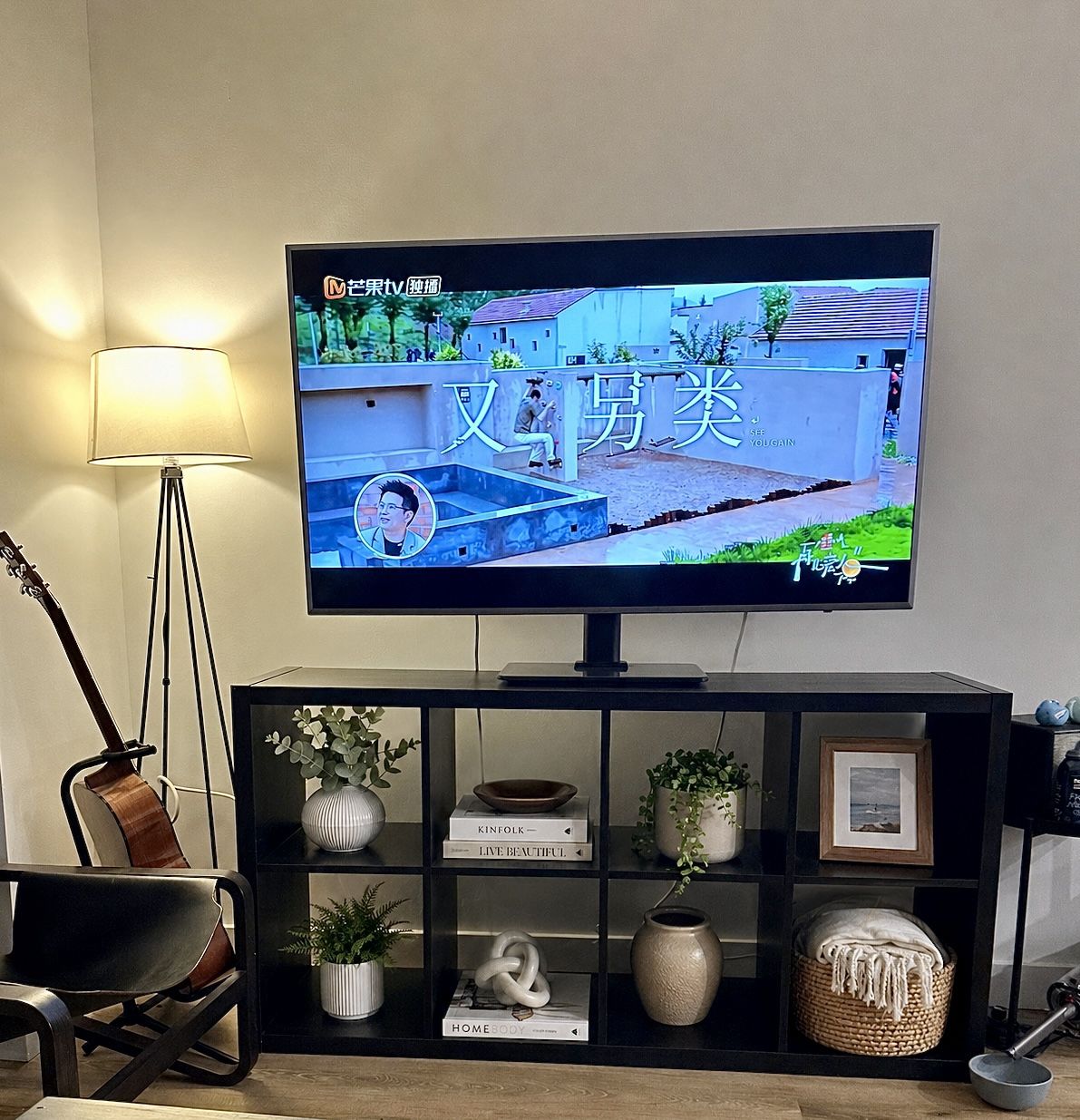 IKEA KALLAX Shelf Unit — Black-Brown