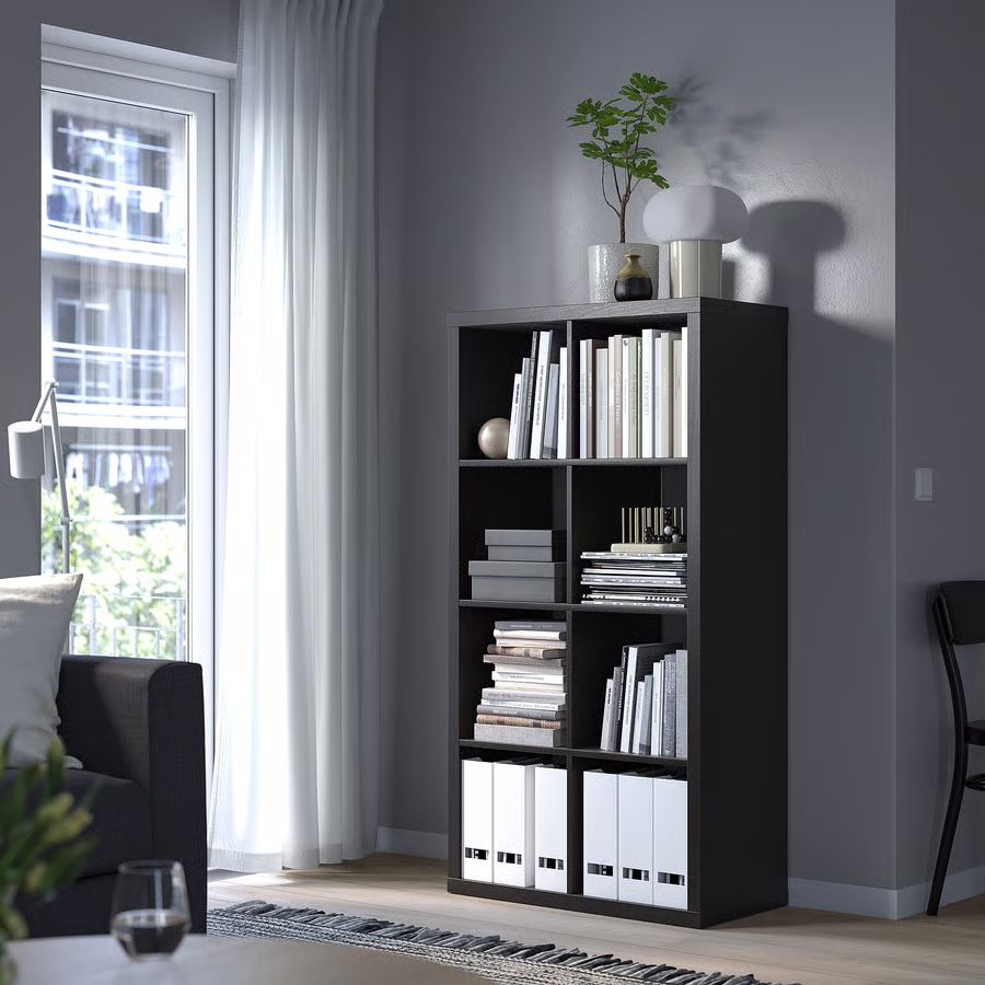 IKEA KALLAX Shelf Unit — Black-Brown - photo 5