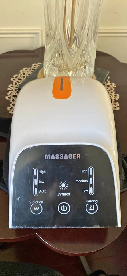 Electric Knee Massager with Red Light & Hot Compress
