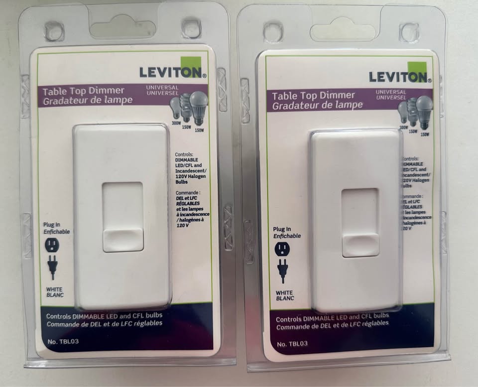 Leviton Dimmer Switch - Slide Control 300-watt NEW - photo 2