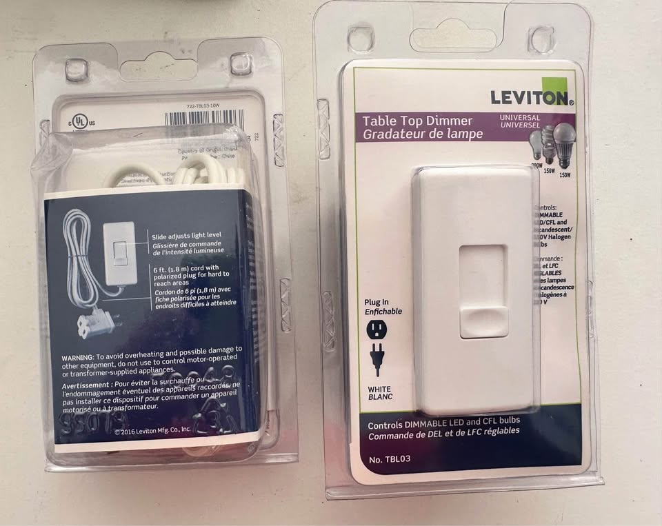 Leviton Dimmer Switch - Slide Control 300-watt NEW - photo 4