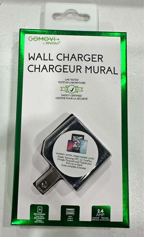 WALL CHARGER dual port usb fast brand new pickup @ Ajax