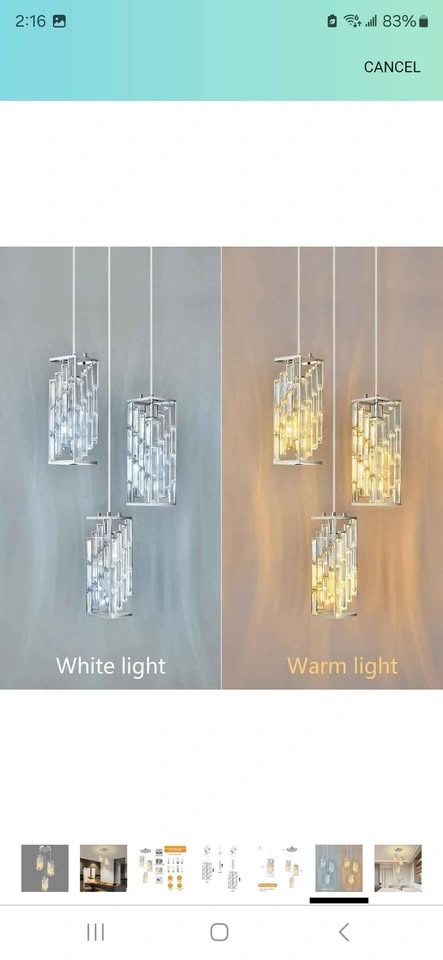 3 Pendant Chandelier Light - photo 2