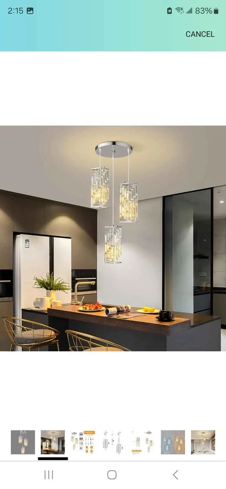 3 Pendant Chandelier Light - photo 4