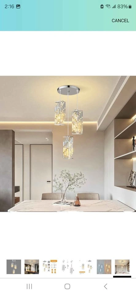 3 Pendant Chandelier Light - photo 5