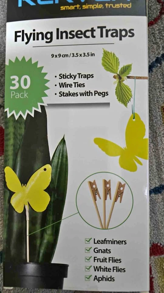 Flying Insect Sticky Traps - New 30 Pack
