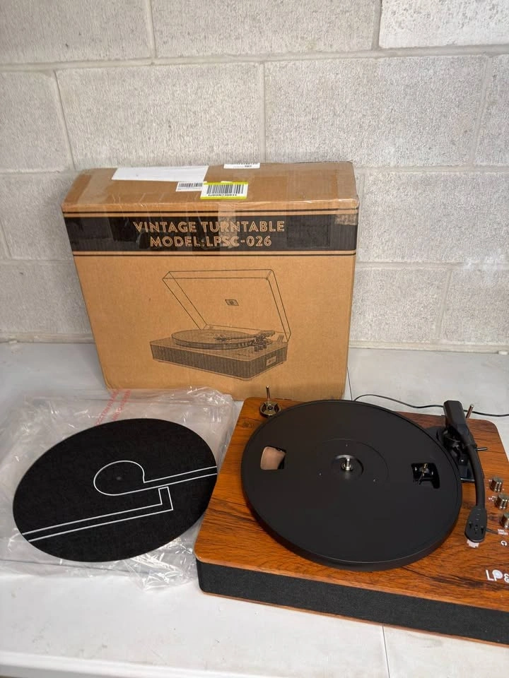 LP&NO.1 Record Player Wireless Turntable w/ Speakers & USB - photo 2