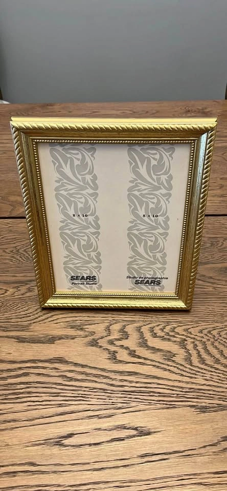 Sears Gold 8x10 Picture Frame