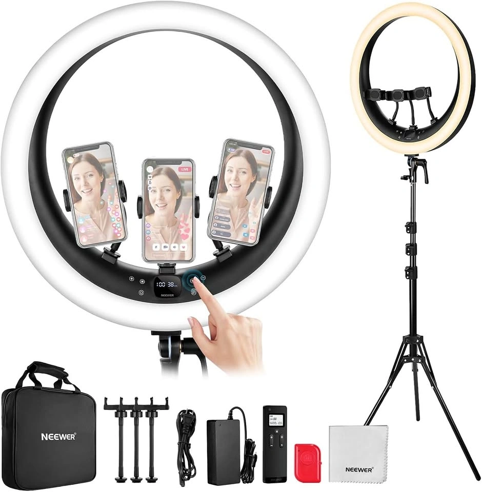 NEEWER RP19H 19" Ring Light Accessories & Stand