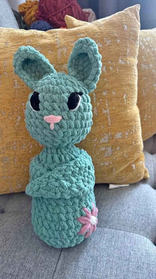 Crochet Bunny with music box