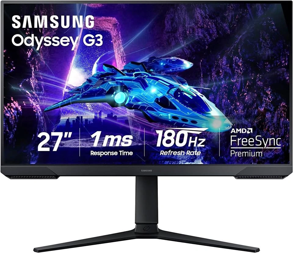 Samsung 27" Odyssey G3 Gaming Monitor FHD 180Hz