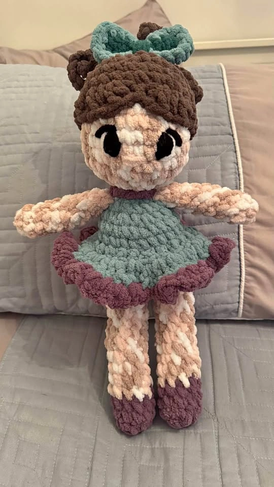 Doll Ballerina crochet stuffie