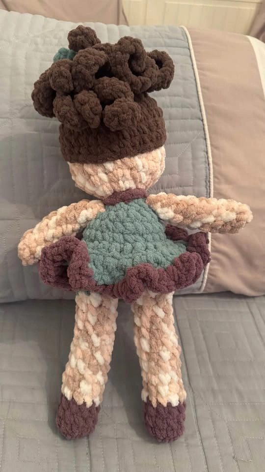 Doll Ballerina crochet stuffie - photo 2